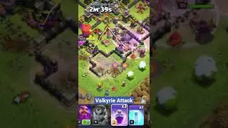 Valkyrie Attack || COC #gaming #viral #viralshorts #coc #clashofclans #clashroyale #gameplay #game