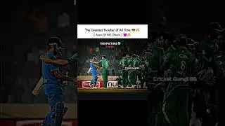 1 vs 11 - The Greatest Finisher of All Time 😈🔥 #msdhoni #indvspak