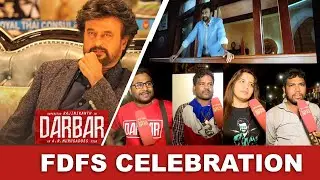 DARBAR FDFS : Darbar FDFS Celebration | Nayanthara | Anirudh | Superstar Rajinikanth