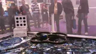 Parrot AR Drone (Quadricopter - 4 Propellers) with iPhone App as Controller with Live Video Feed