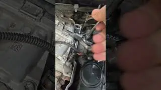 Turbocharger boost pressure sensor removed..