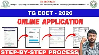 ts ecet 2026 online application step by step process ⚡ | ts ecet 2026 | ts ecet 2026 syllabus