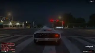 Escaping a 3-Star Chase in a Stolen Lambo (GTA V)