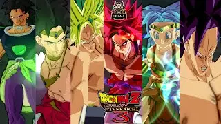 Dragon Ball budokai tenkaichi 3 Latino Mods - Broly -  transformaciones y ataques.