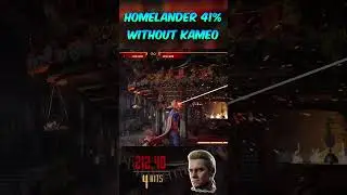 Homelander 41% Corner Combo NO KAMEO 🔥 #mk1 #mortalkombat #homelander