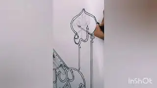 laa ilaaha illallah Muhammadur rasulullah || arabic calligraphy || using marker