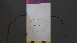 Smile Cloud ☁️☁️ Drawing #art#artclass#viralshorts #shorts