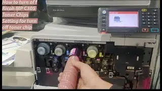How to Turn off Ricoh MP C305 Toner Chip | Turn off Ricoh Chip | Ricoh Chip Setting | Ricoh Chip