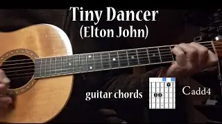 Tiny Dancer (Elton John) - guitar chords