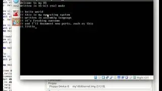 A simple 16 bit operating system