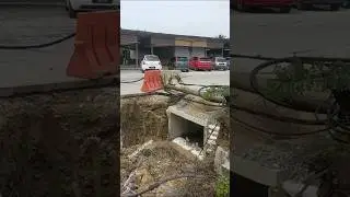 DEEP DRAIN REPAIR,Curiosity/Problem,Road CollapseSee How Were Fixing the Deep Drain P#peopleandblogs