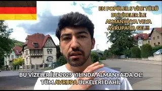 ALMANYA'YA GELMEK İÇİN EN İYİ 5 VİZE TÜRÜ! BU YIL BU VİDEO İLE ALMANYA'YA GEL! EN GARANTİ VİZELER!