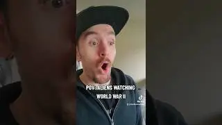 Aliens Watching World War II #aliens #alien #funny #ww2