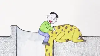 A kind deer #shorts#drawing#cartoon#story#xiaolindrawing#animation#art#deer#top#artist