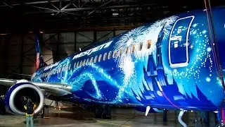 Peinturage de l'avion magique | WestJet