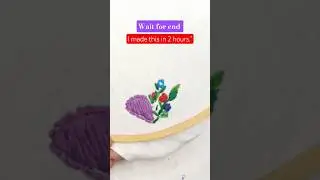wait flower  🌹 embroidery #embroidery #rose #support #art #gift #support