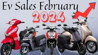 EV Sales Report February 2024 OMG 😱Top 10 Electric scooter ⚡//By Rohit Dada