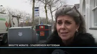 Rotterdamse afvalbakken afgesloten: hou je vuil tot 2 januari binnen