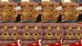 Fancy Gold💫 Chand Bali Earrings 2025 | Pure Gold Chandbali Earrings Designs With Weight and Price