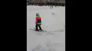 A Rail + my sisters attempt to slide a box