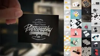 Free Business Card Mockup Set