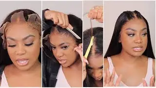FASTEST LACE MELT METHOD! *NEW*CLEAR LACE ! EASY REALISTIC INSTALL FOR BEGINNERS! ft. XRSBEAUTYHAIR