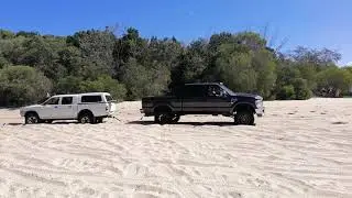 f350 beast at Inskip point