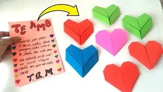 COMO DOBLAR TUS CARTAS EN FORMA DE CORAZON