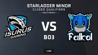 [EN] Isurus vs Falkol | Map 2 &ndash; Mirage | Americas Minor SA Closed Qualifier &ndash; StarLadder Major 2019