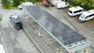 Gwynedd Council - Ysgol Hafod Lon Solar Car Port