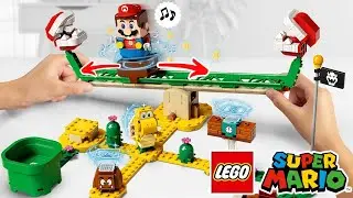 MARIO va-t-il se faire d&eacute;vorer ?? Test du set LEGO MARIO La balance de la PLANTE PIRANHA !