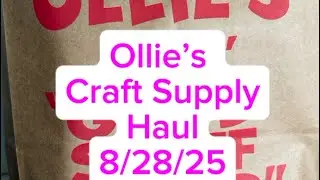 Ollie’s Bargain Outlet Haul of craft items 8/28/25. #angelscrafty #olliesbargainoutlet