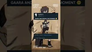 Gaara and SHIKAKU friendship 🤝 #naruto