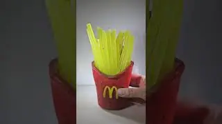 Who ordered the glass fries? 🍟✨ Warning: Not for dipping! Dive into our hot shop magic! #mcdonalds