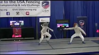 2017 USA Fencing National Championships Y12 Men's Saber Gold: Lin vs Sohn