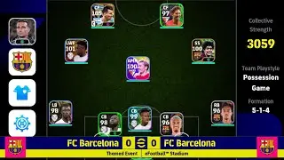 Efootball Ultimate goals match With barca 🔥