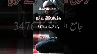 Tirmizi # 3476 #hadees #hadith #hadis #islam #islamic #ilovuislam