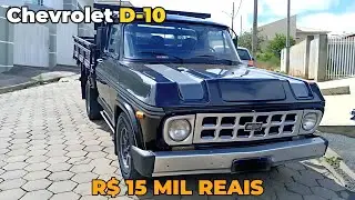 CHEVROLET D10 A VENDA POR APENAS R$ 15 MIL REAIS #chevrolet