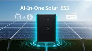 T5 integrated solar system All in one ESS with built in inverter, BMS, MPPT and LiFePO4 battery 1