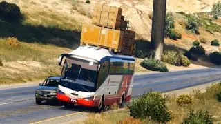 Crazy Bus Driving Heavy Load Violation GTA 5