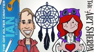 Dreamcatcher Gratitude Art Project with The Off Kilter Crafter | TheArtSherpa