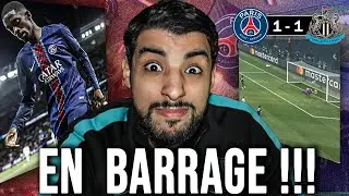 ALL THAT FOR THIS... | PSG 1 vs 1 Newcastle (Champions League)