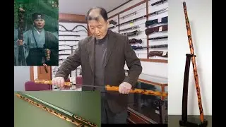 오직 한국에만 존재 하는 연수목 지팡이 검 (스님과 검도수련용)