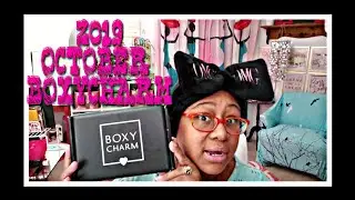 BOXYCHARM 2019 OCTOBER UNBOXING
