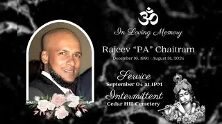 Rajeev “PA” Chaitram's Funeral Ceremony | September 04, 2024