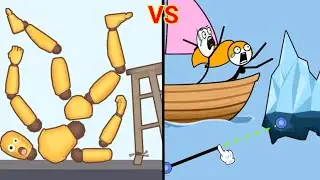 ESCAPE ROPE vs RAGDOLL BREAK Save The Dog,Satisfying Android Games,Epic 2.