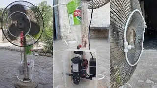 Home made Fogger  FAN  गर्मी में भी सर्दी लगने लगेगी