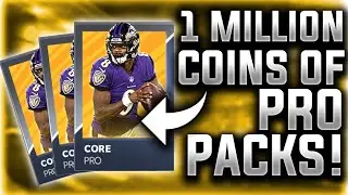 1 MILLION COIN PRO PACK OPENING! - Madden Mobile 21