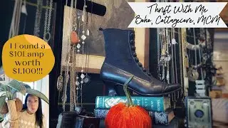 Estate & Garage Sale Heaven! Thrift with me-Boho, Mid Century Modern, Eclectic & Cottage Core Decor!