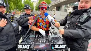 Police Intercept DJ at Queen's Jubilee